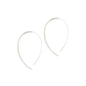 A Little Edge Threader Pull Through Earrings