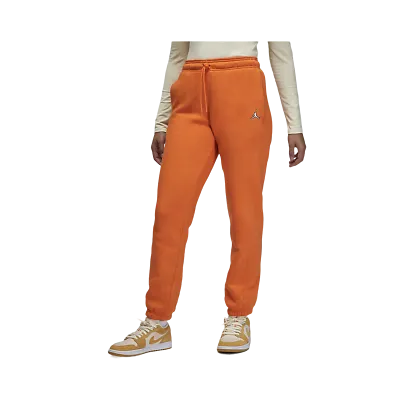 Air Jordan Women's Brooklyn Fleece Pants Orange