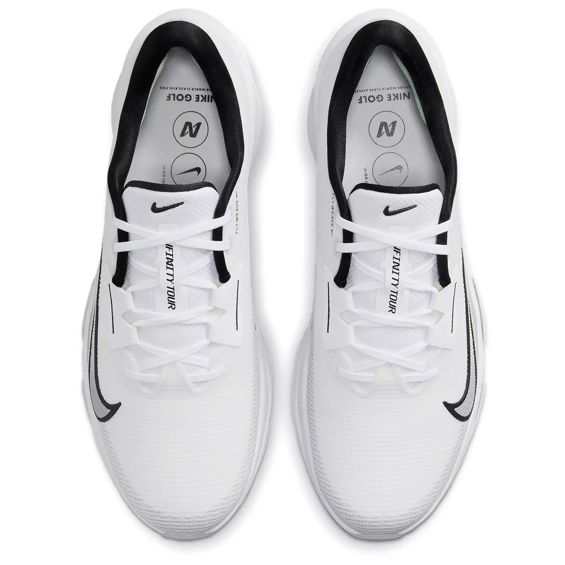 Air Zoom Infinity Tour NEXT% 2 Golf Shoes White/Black - SU24