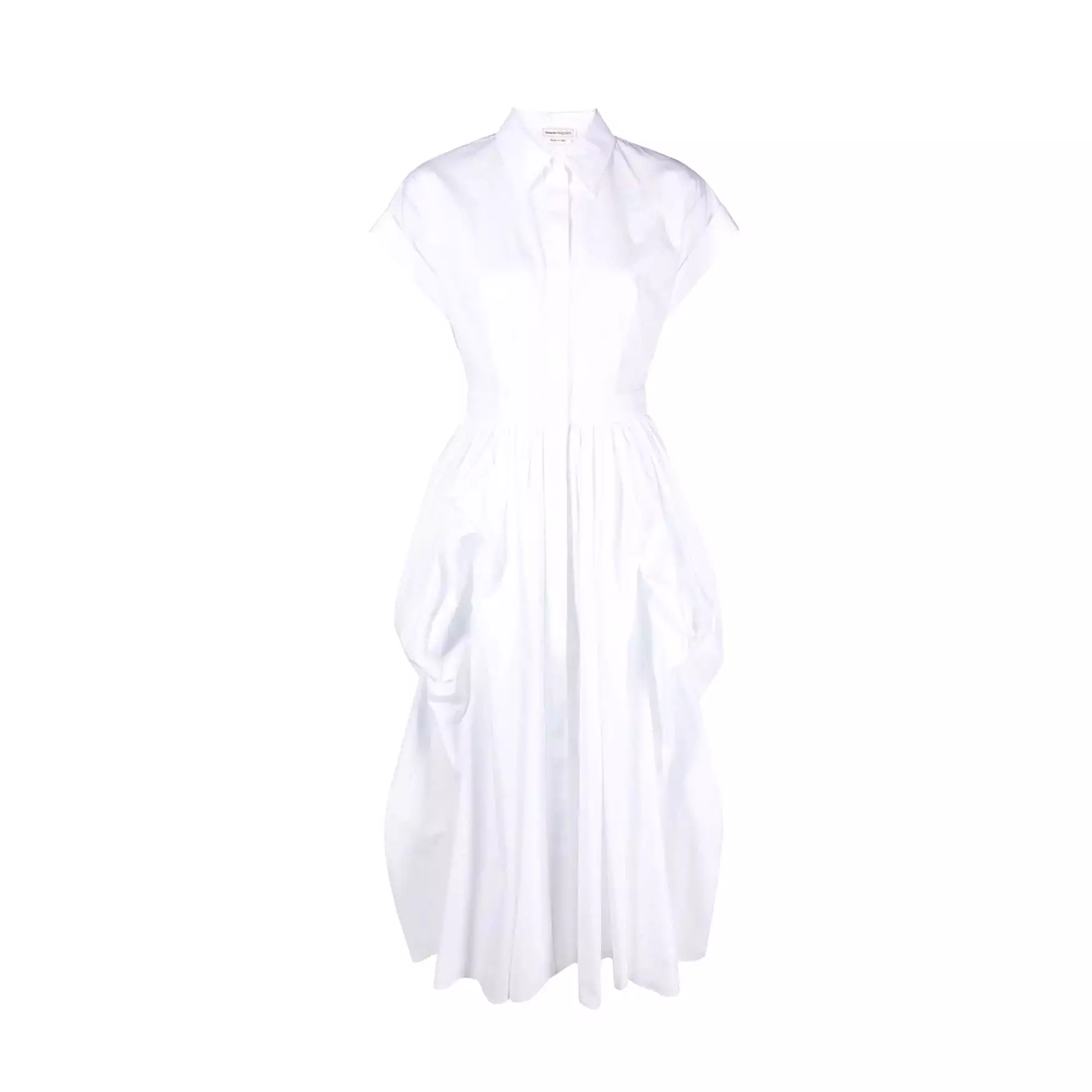 Alexander Mcqueen - Vestito midi in cotone