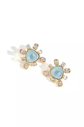 ART DECO EARRINGS SKY