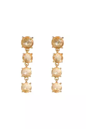 BABY DAZZLE EARRINGS CHAMPAGNE