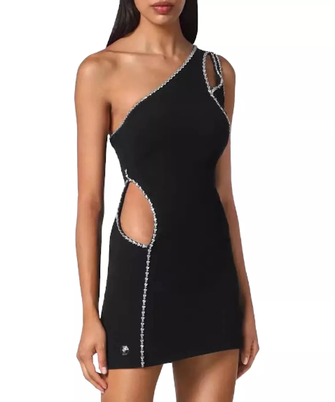 Bandage Mini Diamond Trim Dress