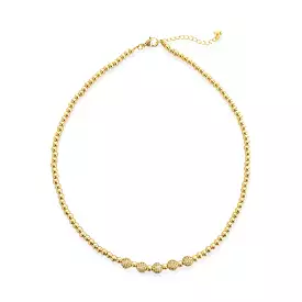 Beaded Chain necklace ANK482GD