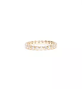 Bezel Set Eternity Band