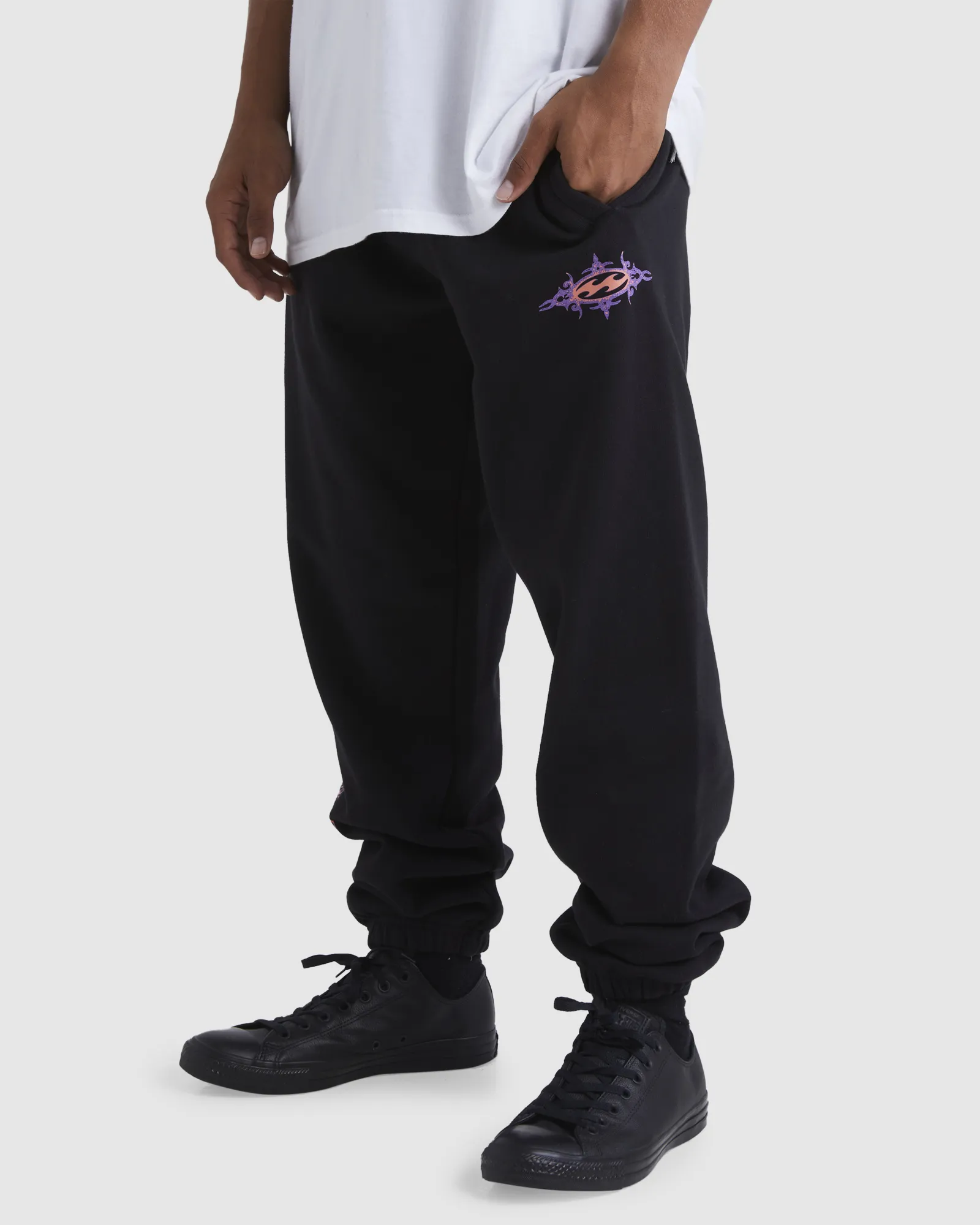 Billabong Jay Bay Fleece Pants - Black | SurfStitch