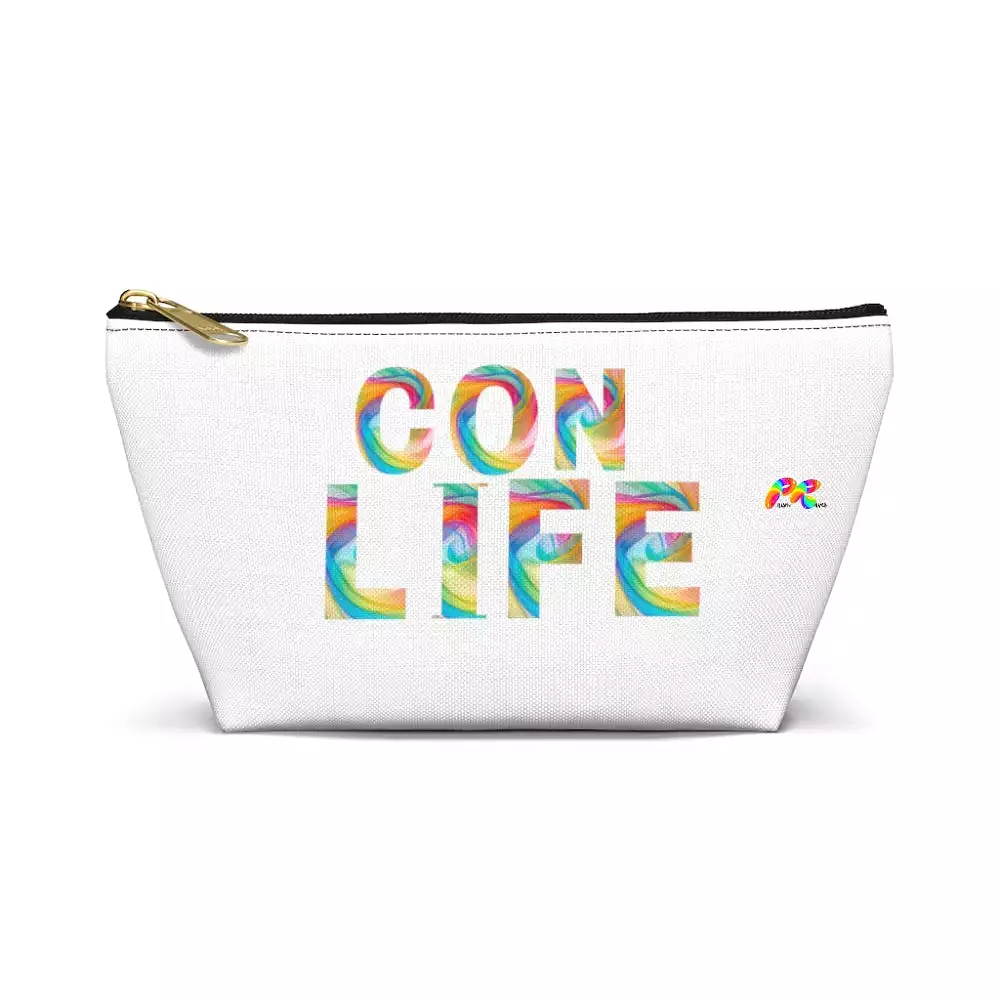 Black Con Life Makeup Bag