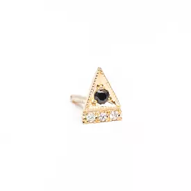 Black Diamond Deco Point Triangle Stud