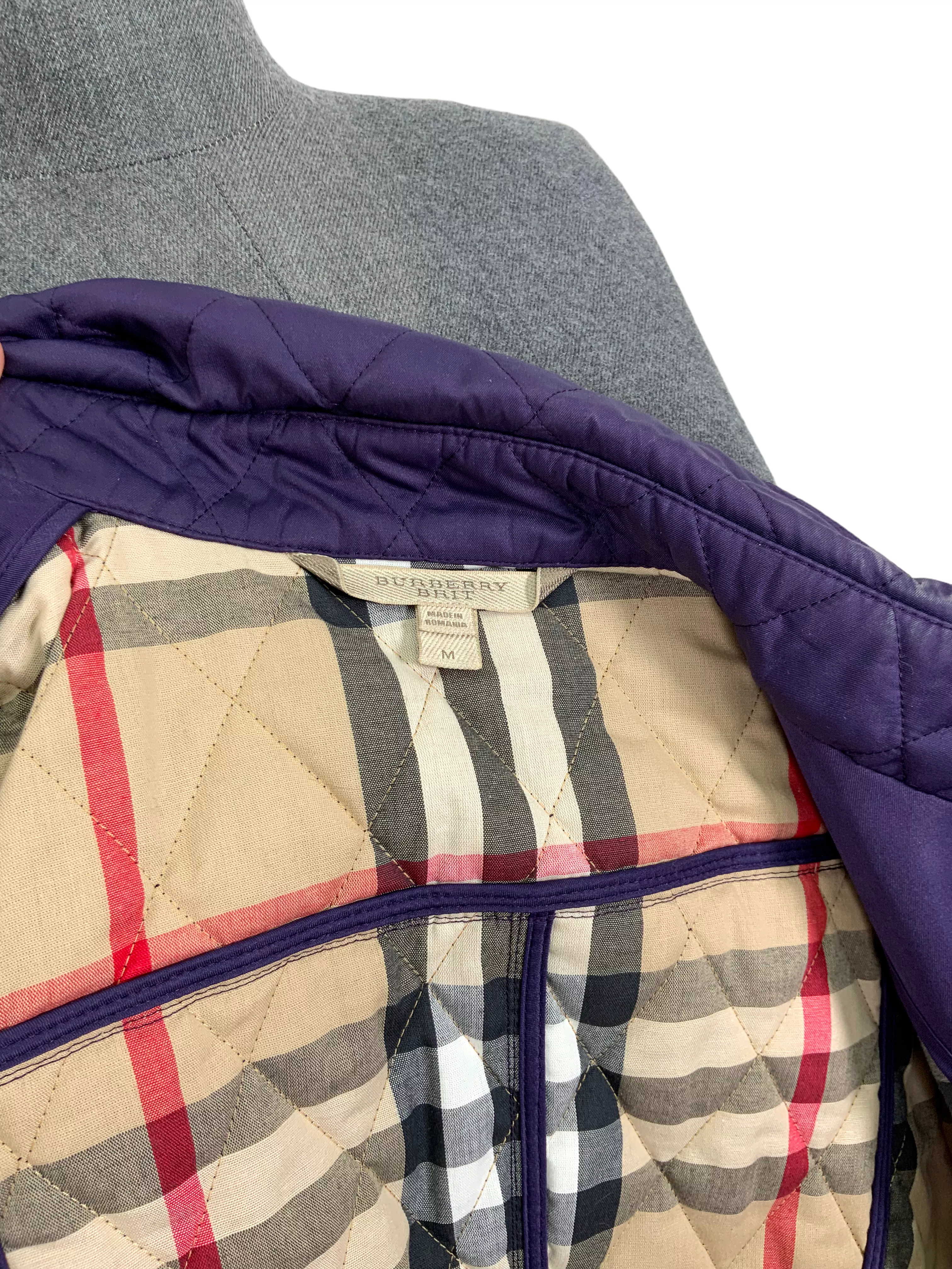 Burberry Brit Diamond Quilted Jacket Size M