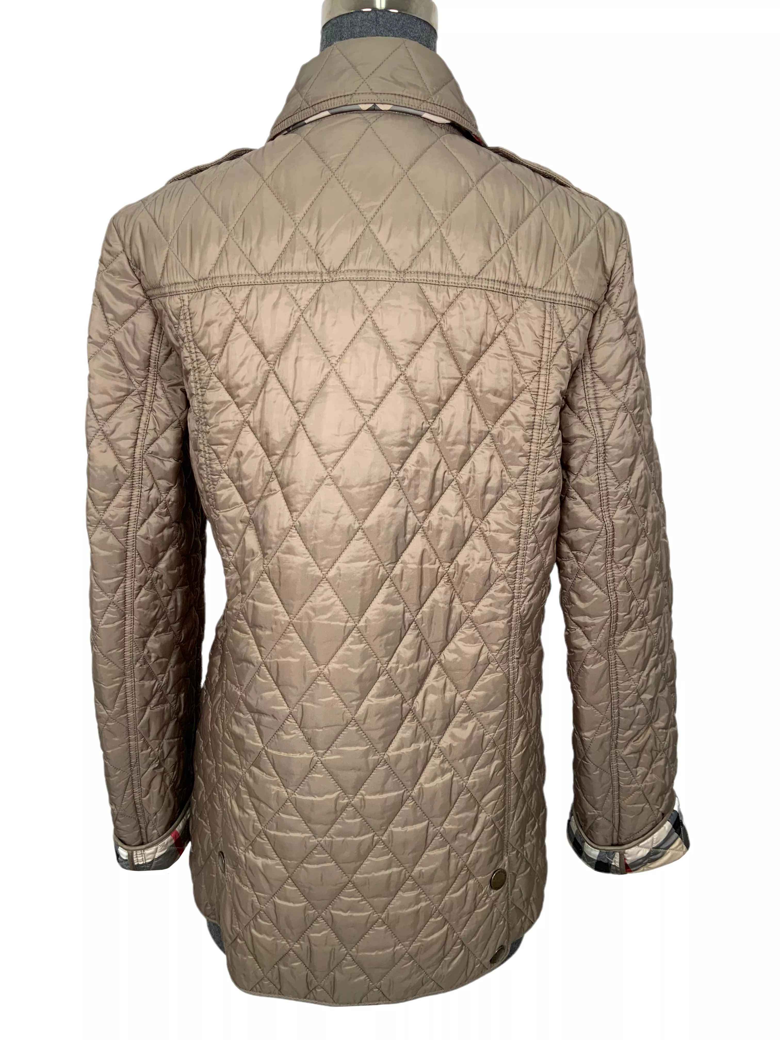 Burberry London Diamond Quilted Jacket Size S