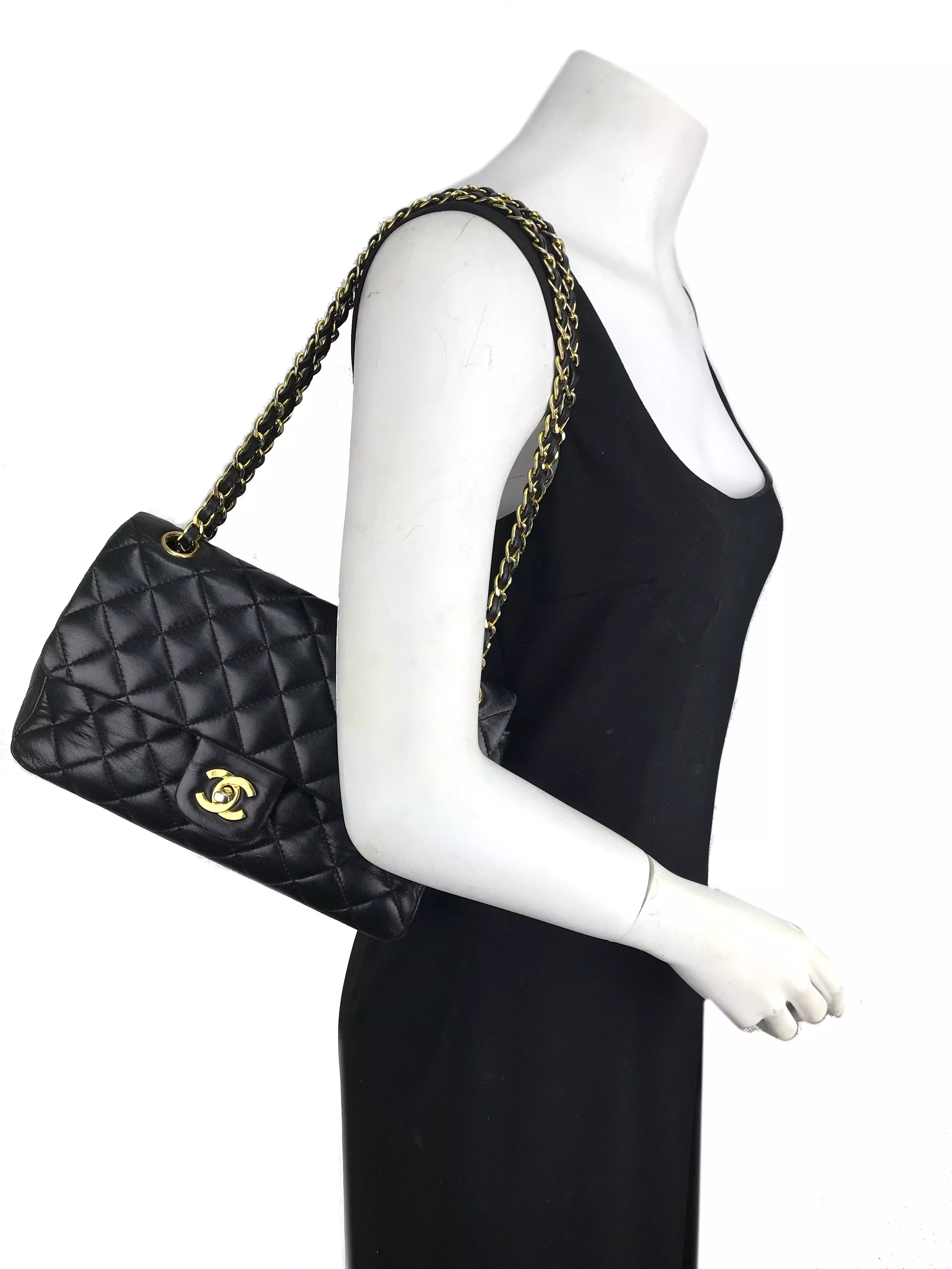 Chanel Quilted Lambskin Classic Medium Double Flap Bag