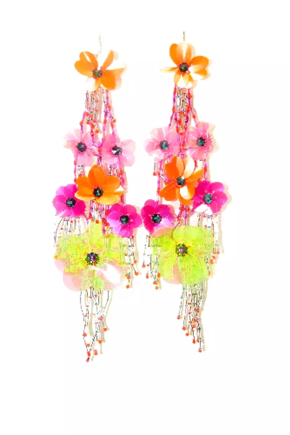 CHOGAA NYC HAND BEADED EARRINGS #2