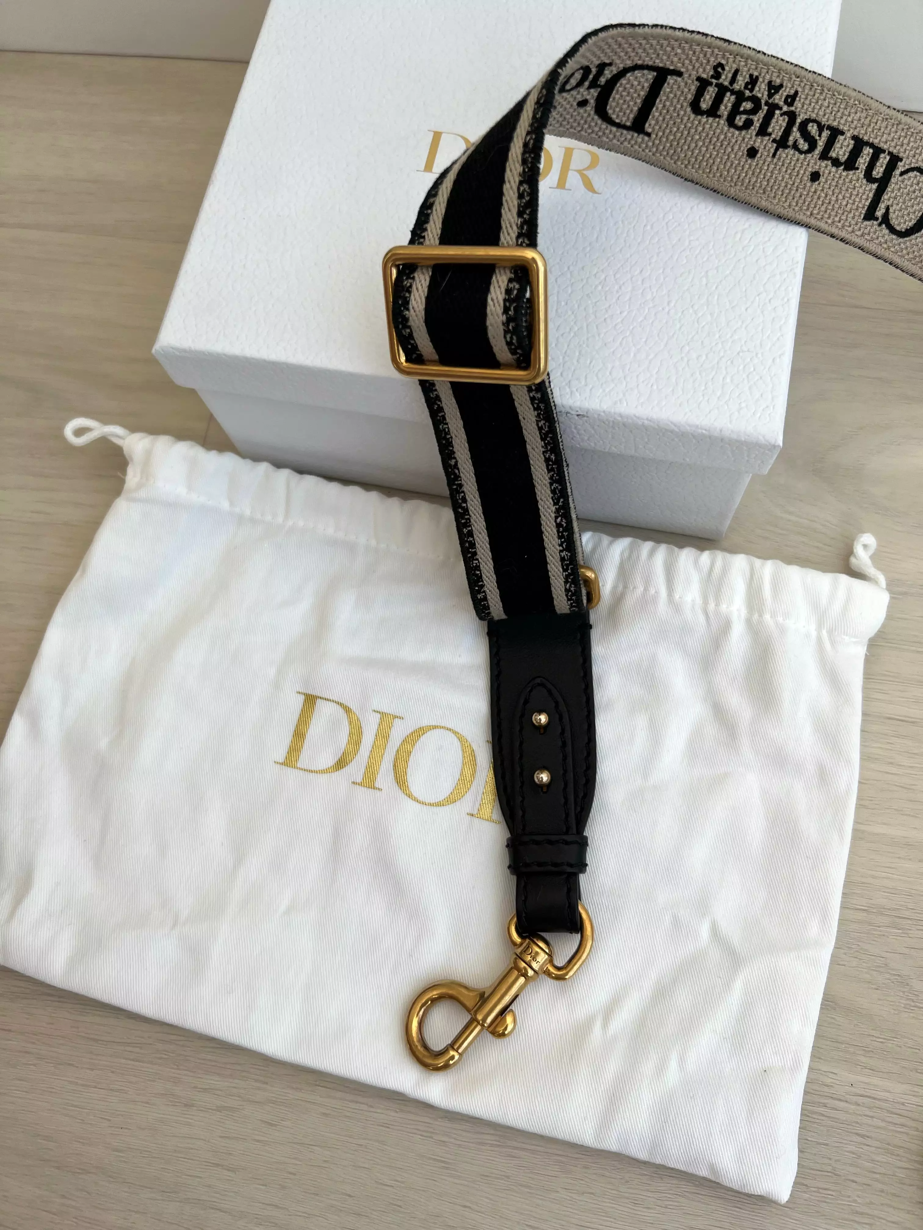 Christian Dior Adjustable Strap with Ring