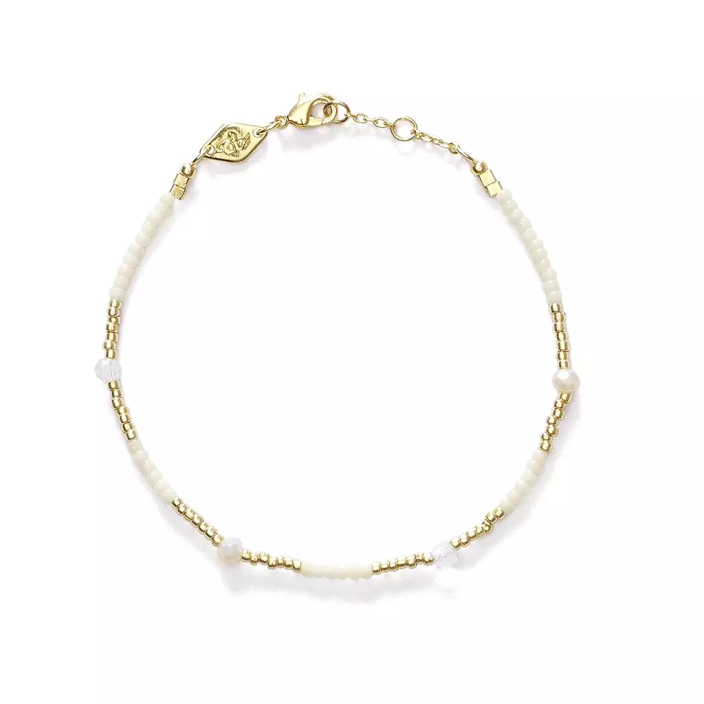 Clemence Bracelet, Ecru