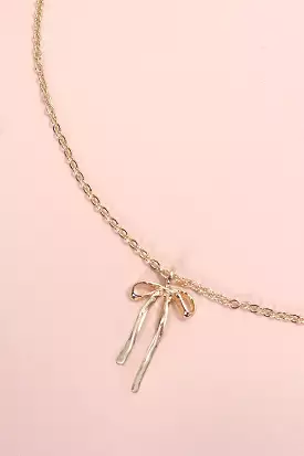 Coquette Bow Necklace