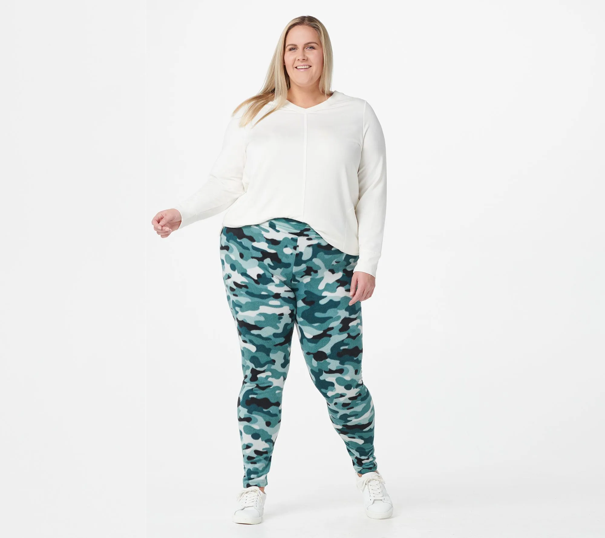 Cuddl Duds Fleecewear Stretch Leggings Pack of 2