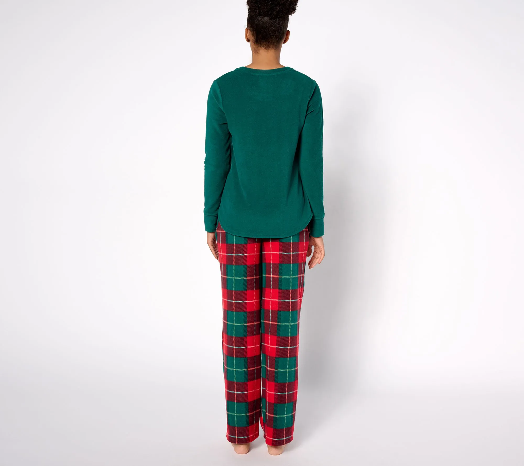 Cuddl Duds Tall Fleecewear with Stretch Pajama Set