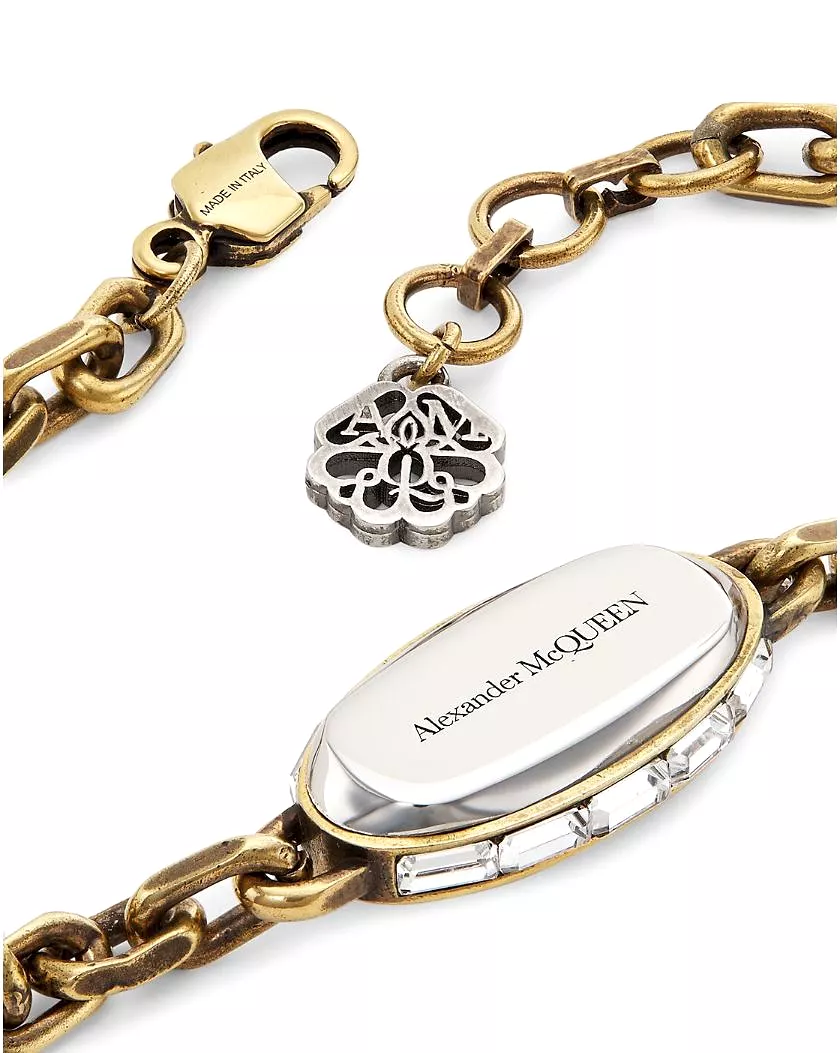 Double Signet Bracelet, Gold