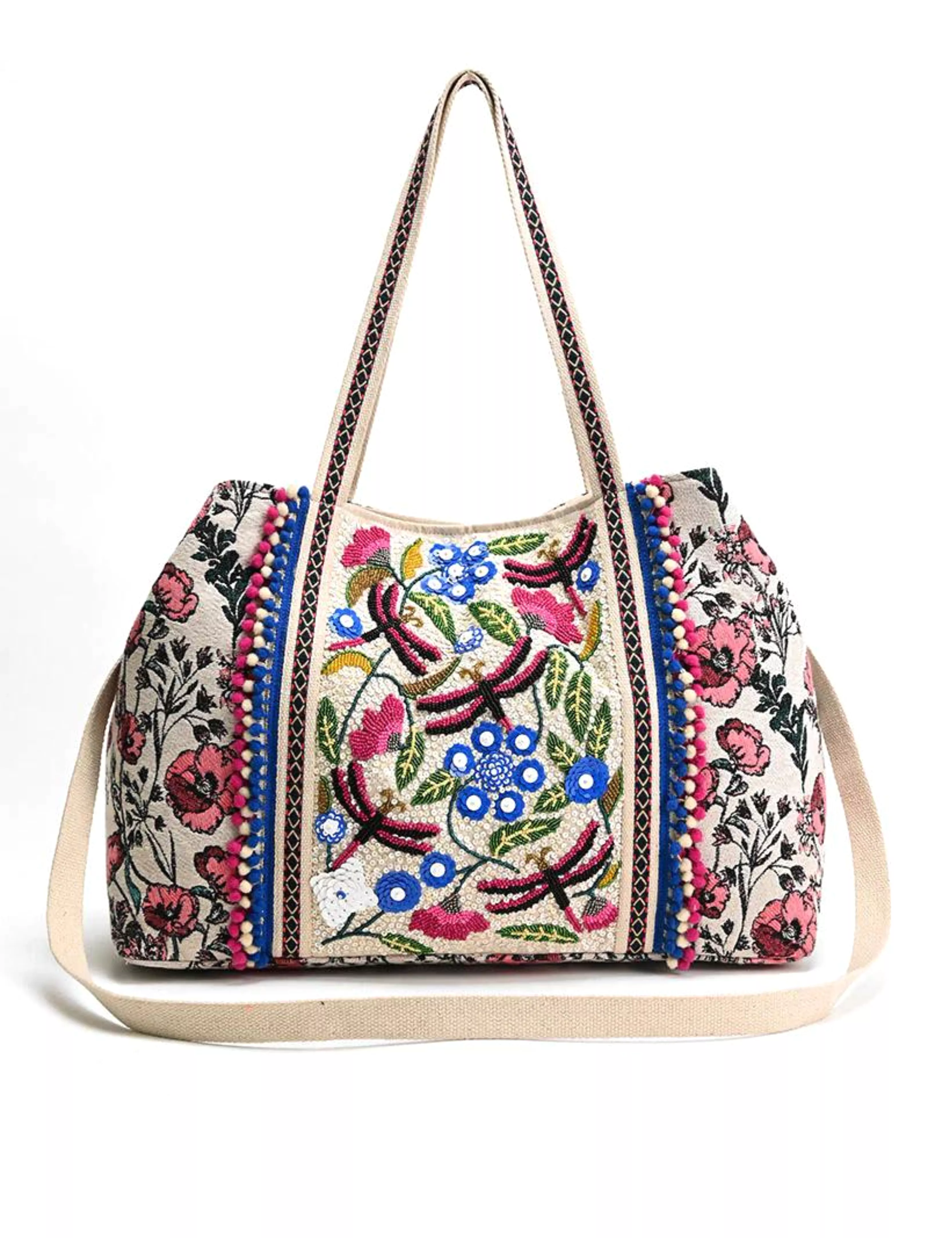 Dragonfly Dreams Kasmiri Tote