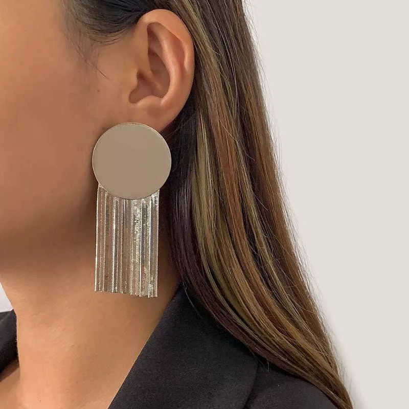 Exaggerate Tassels Earrings