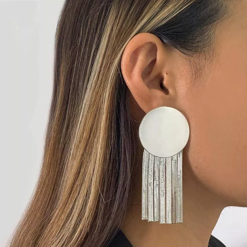 Exaggerate Tassels Earrings