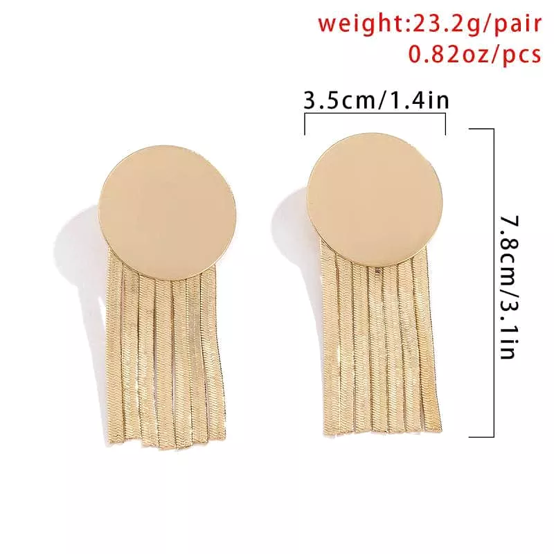 Exaggerate Tassels Earrings