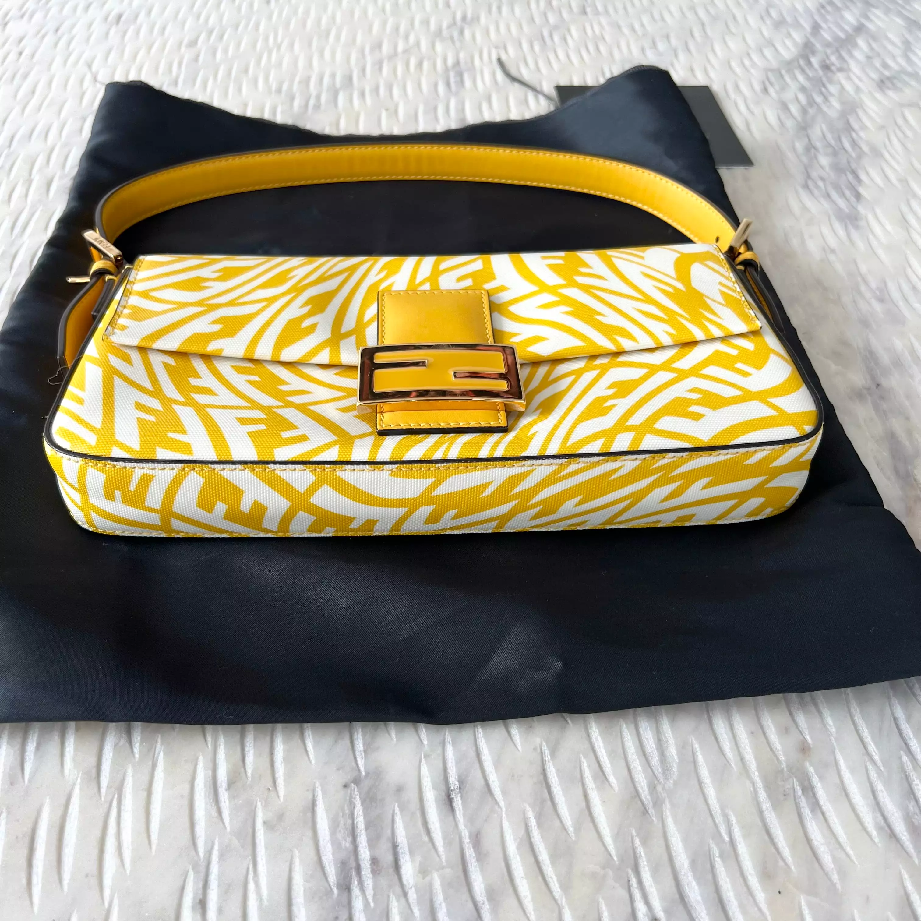 FENDI x Sarah Coleman FF Vertigo Baguette Bag