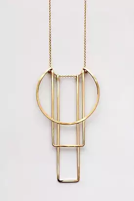 Full Deco Necklace | Gold Fill