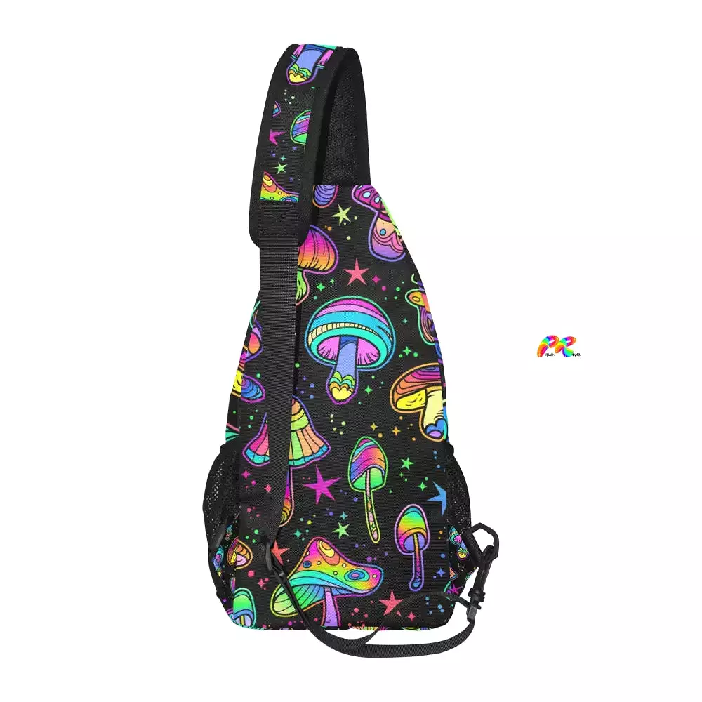 Fungi Dreamscape Rave Chest Bag