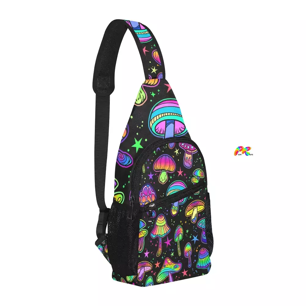 Fungi Dreamscape Rave Chest Bag