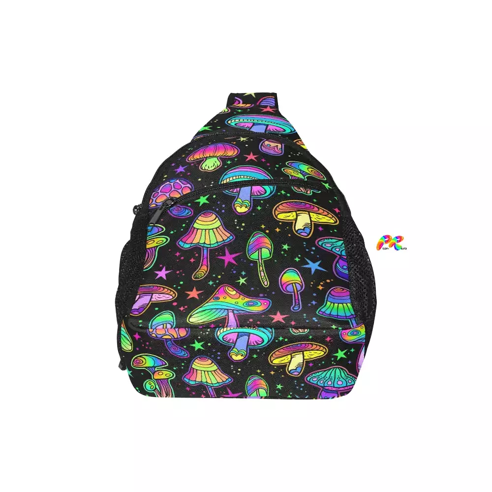 Fungi Dreamscape Rave Chest Bag