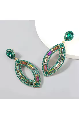 GEMMA EARRINGS GREEN