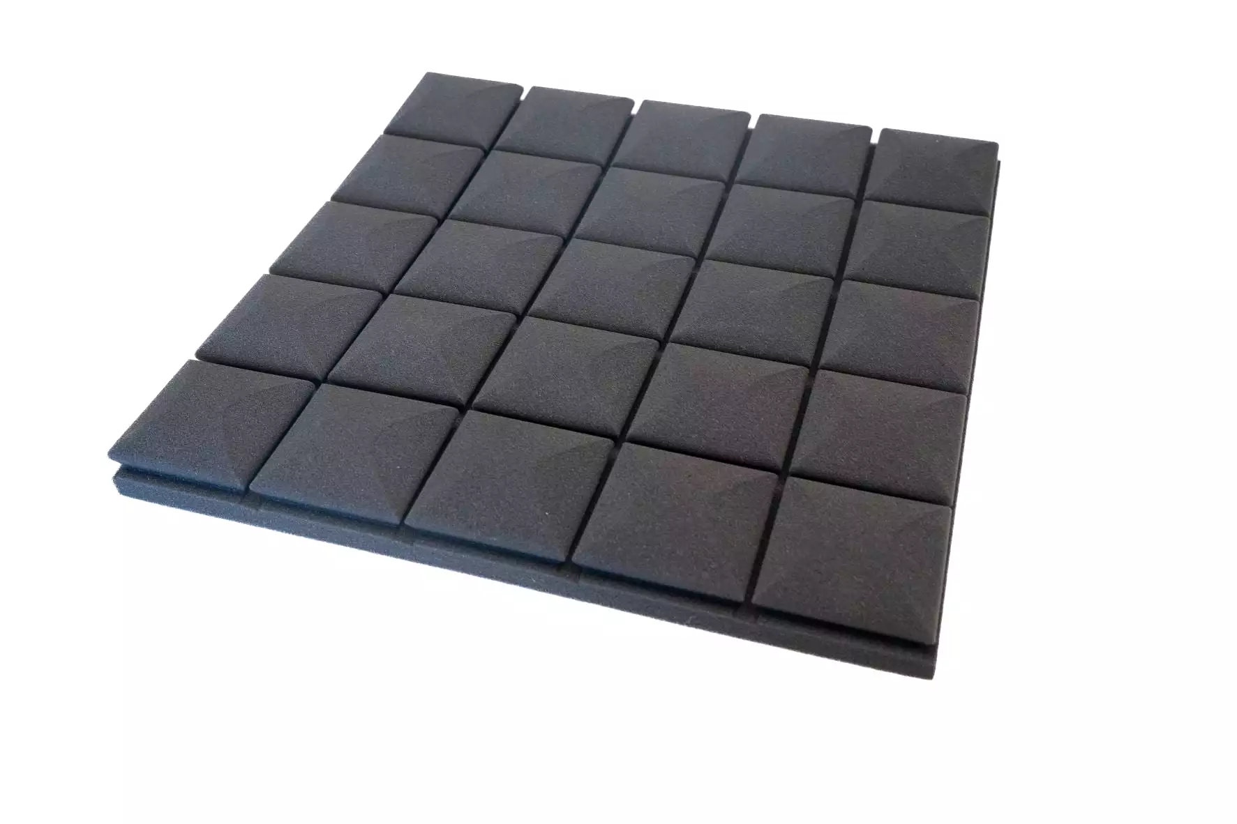 Golf Simulator Diamond Acoustic Wall Tiles, Sound Dampening Panels , Black, Pack Of 10 wall tiles