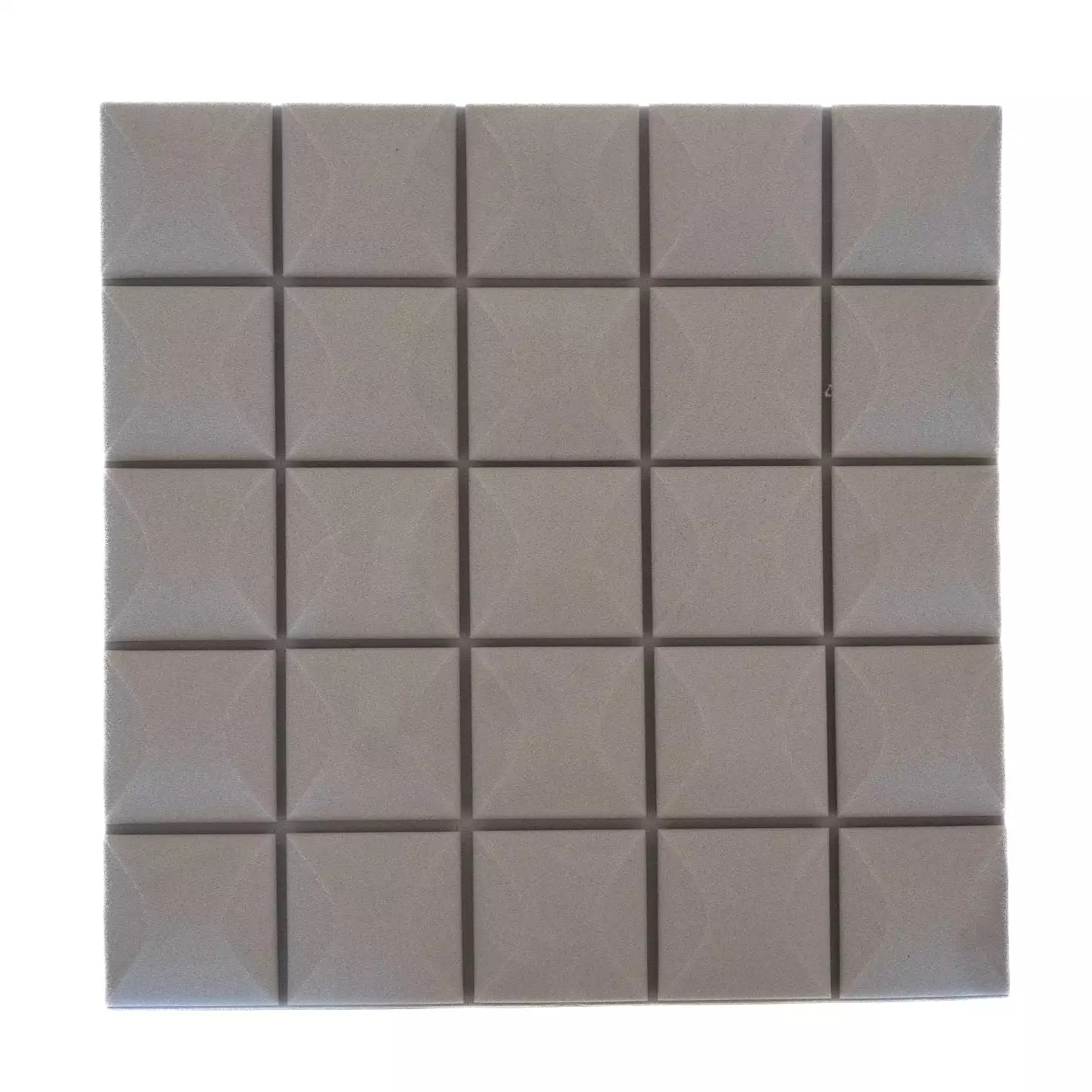 Golf Simulator Diamond Acoustic Wall Tiles,  Sound Dampening Panels , Grey, Pack Of 10 wall tiles