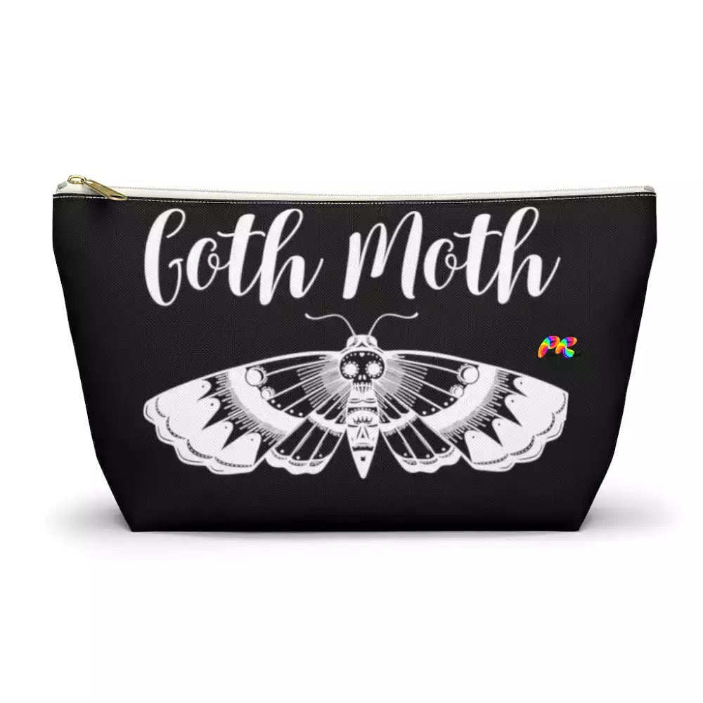 Goth Moth Make-Up Bag