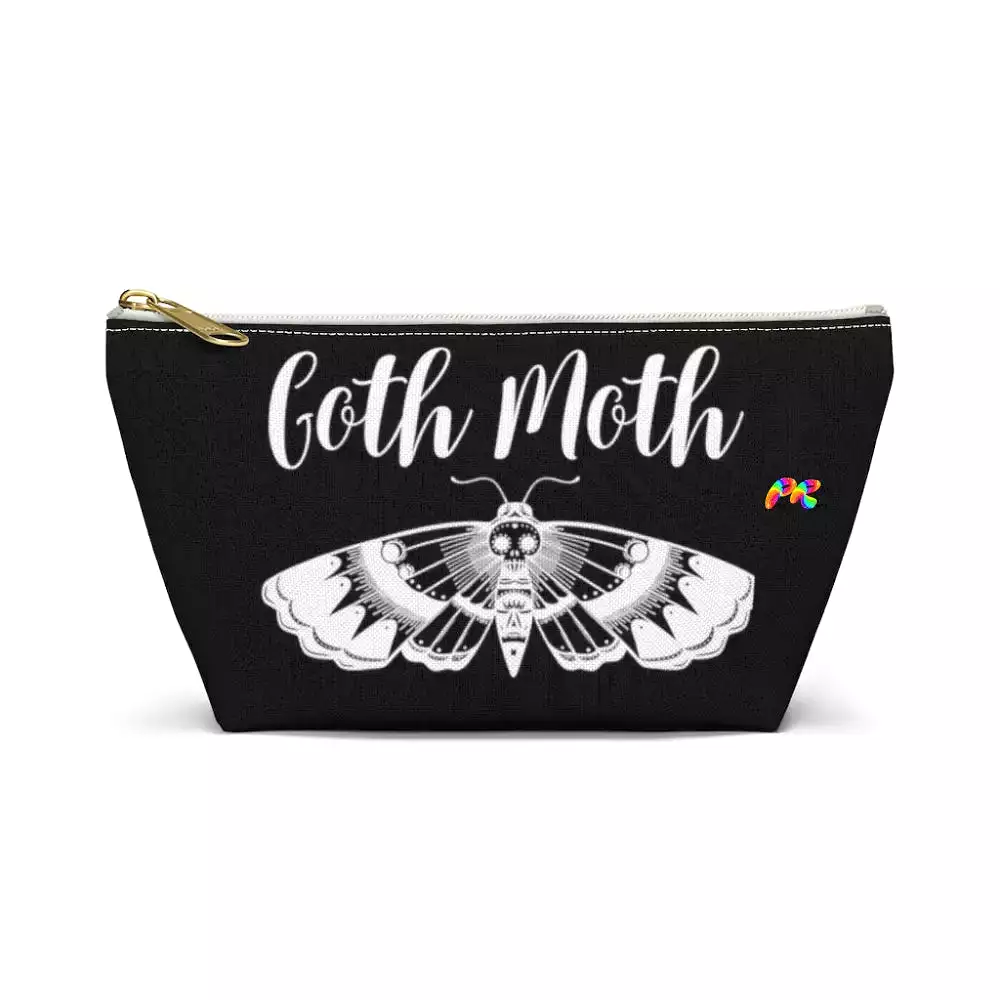 Goth Moth Make-Up Bag