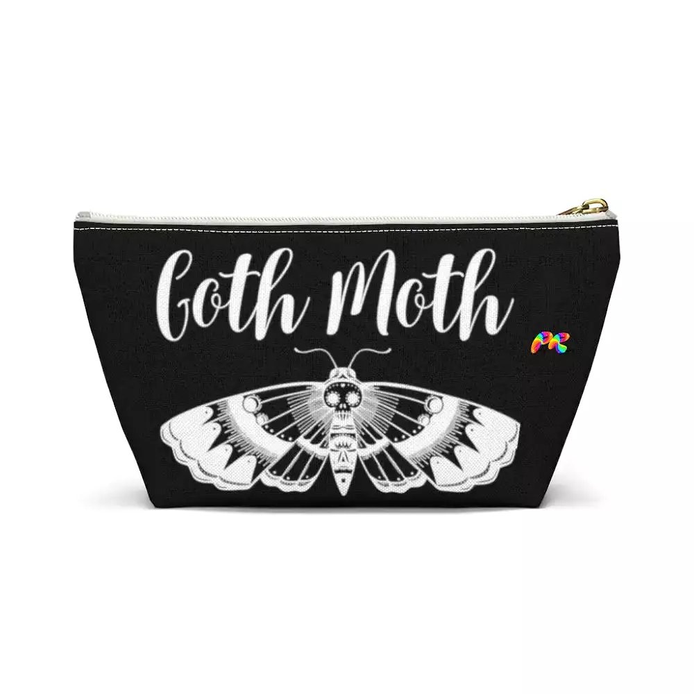 Goth Moth Make-Up Bag