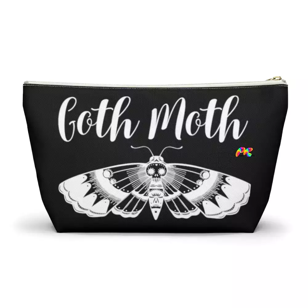 Goth Moth Make-Up Bag