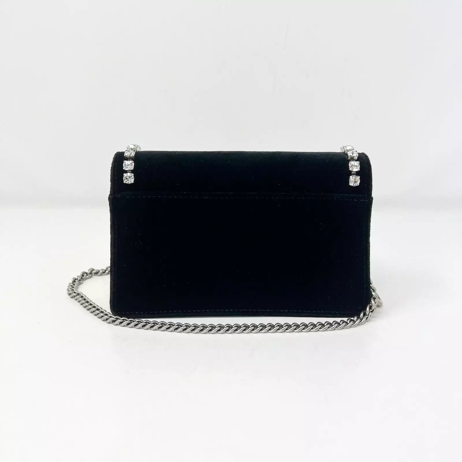 Gucci Dionysus Super Mini Black Velvet Bag