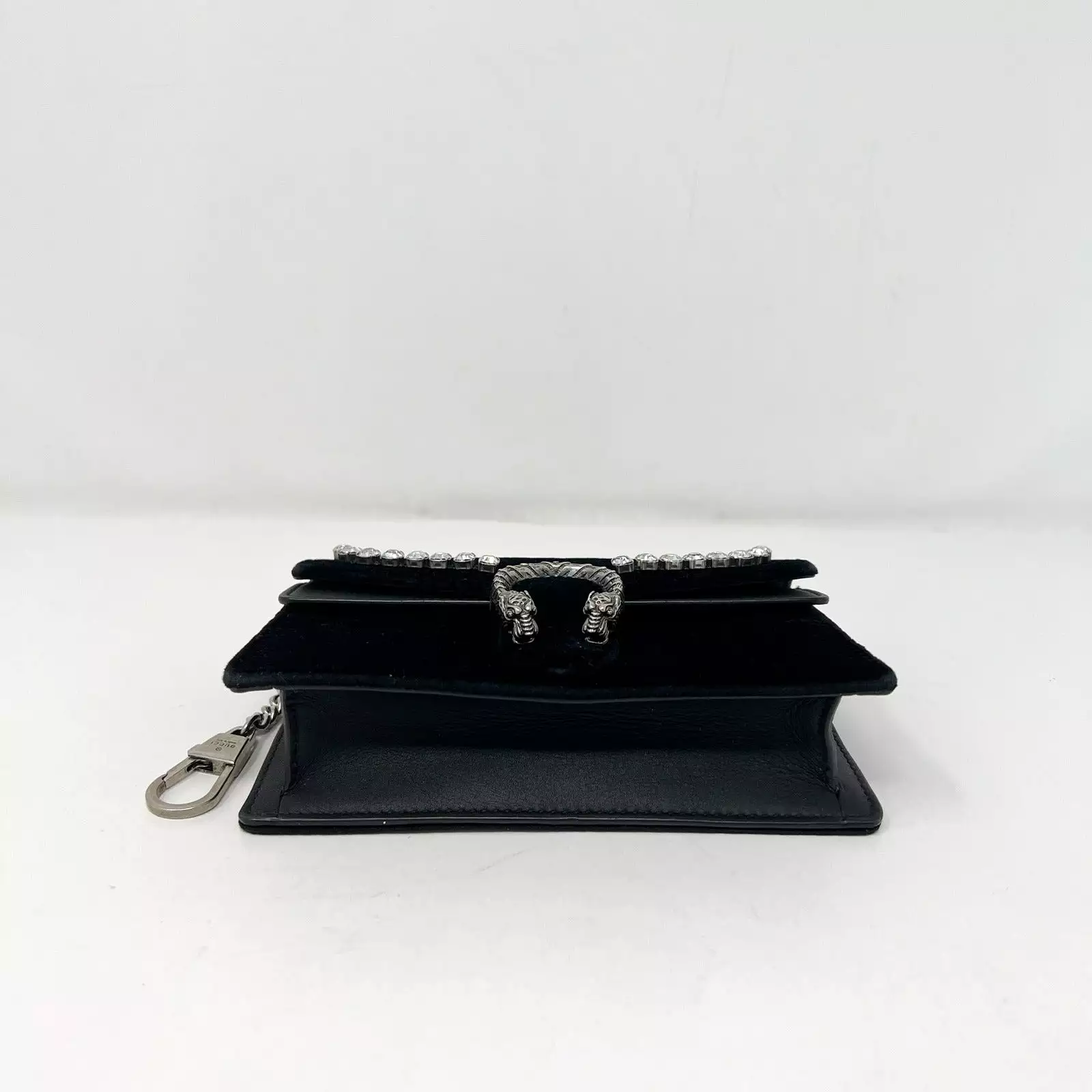 Gucci Dionysus Super Mini Black Velvet Bag