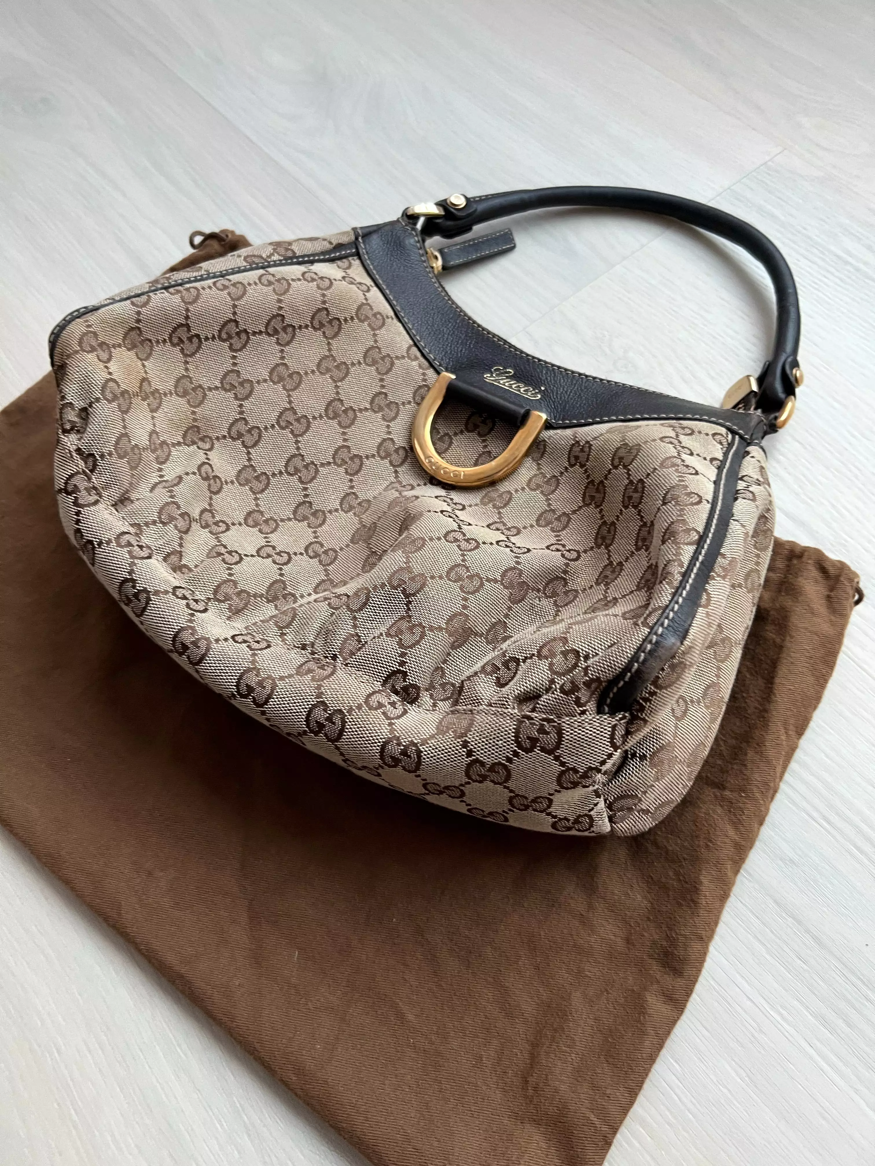 Gucci GG Monogram D Ring Bag