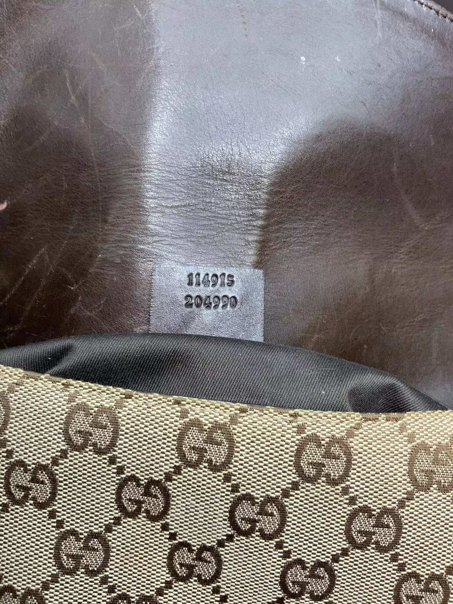 Gucci Monogram Horsebit Flap Bag