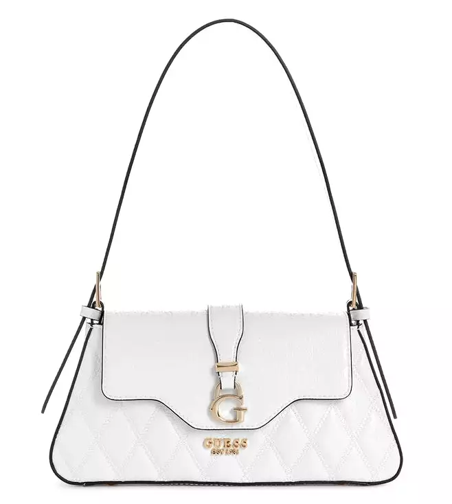 GUESS ADI Shoulder Bag White