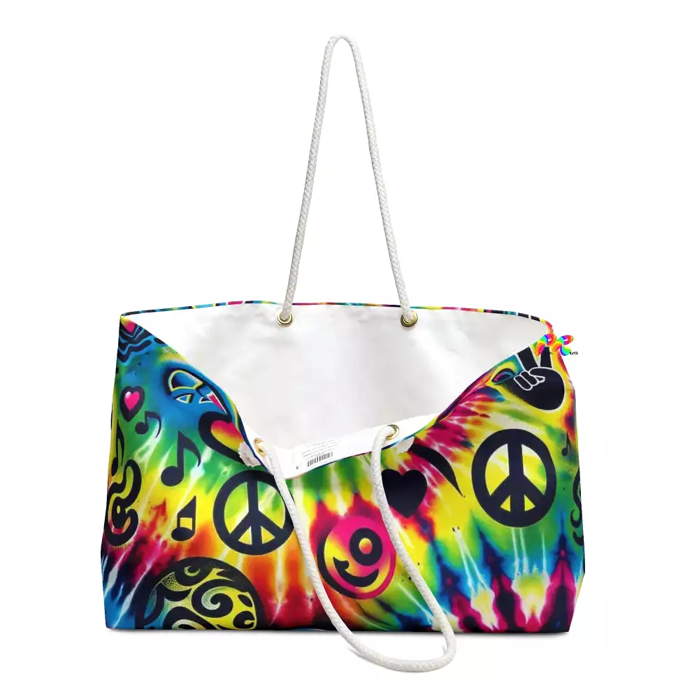 Happy Vibes Rave Weekender Bag