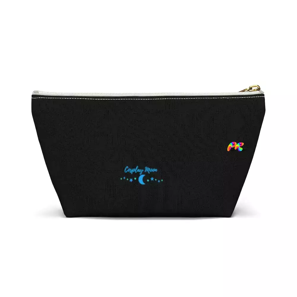 Hoops Black Makeup Bag w T-bottom