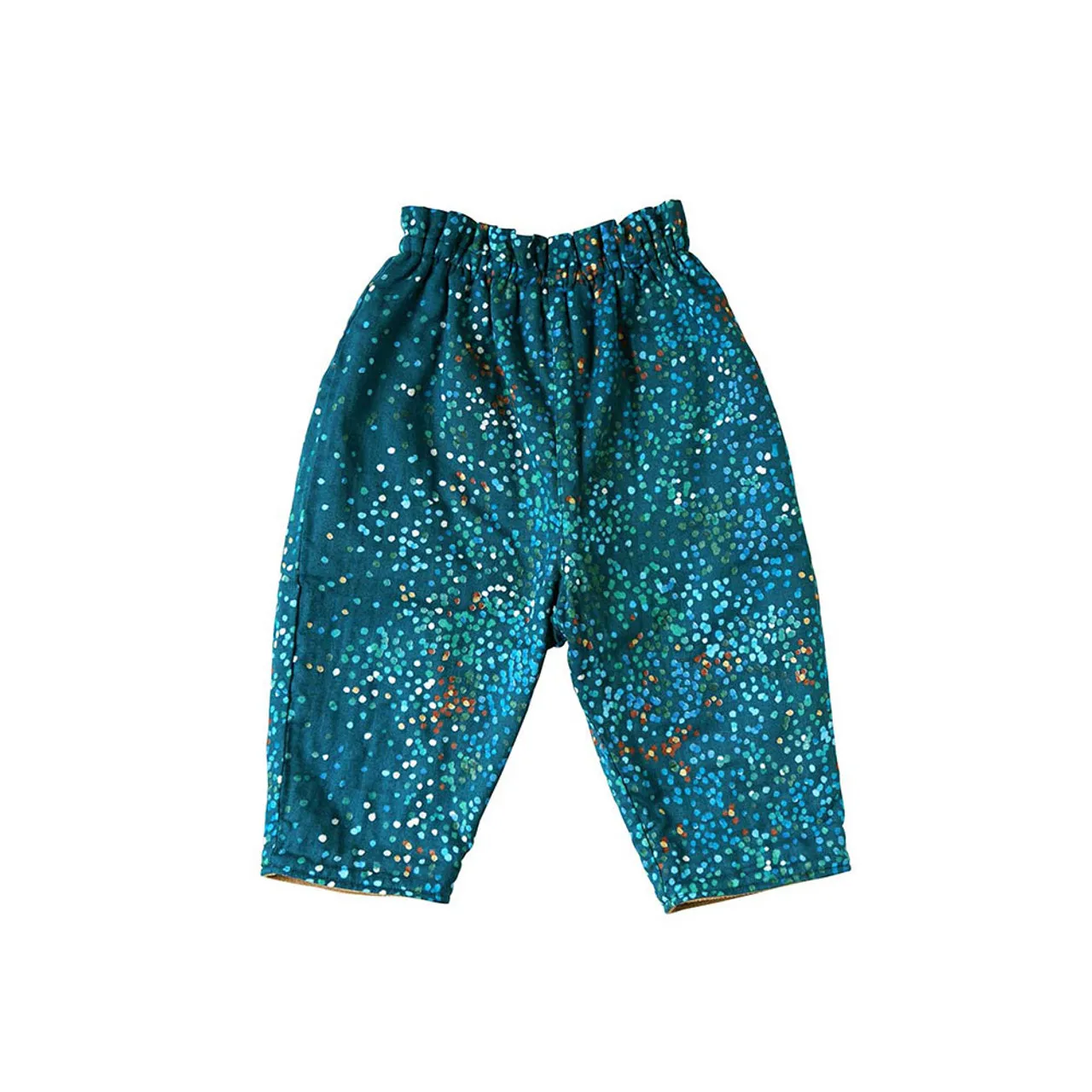 Hoppetta NAOMI ITO reversible fleece pants green