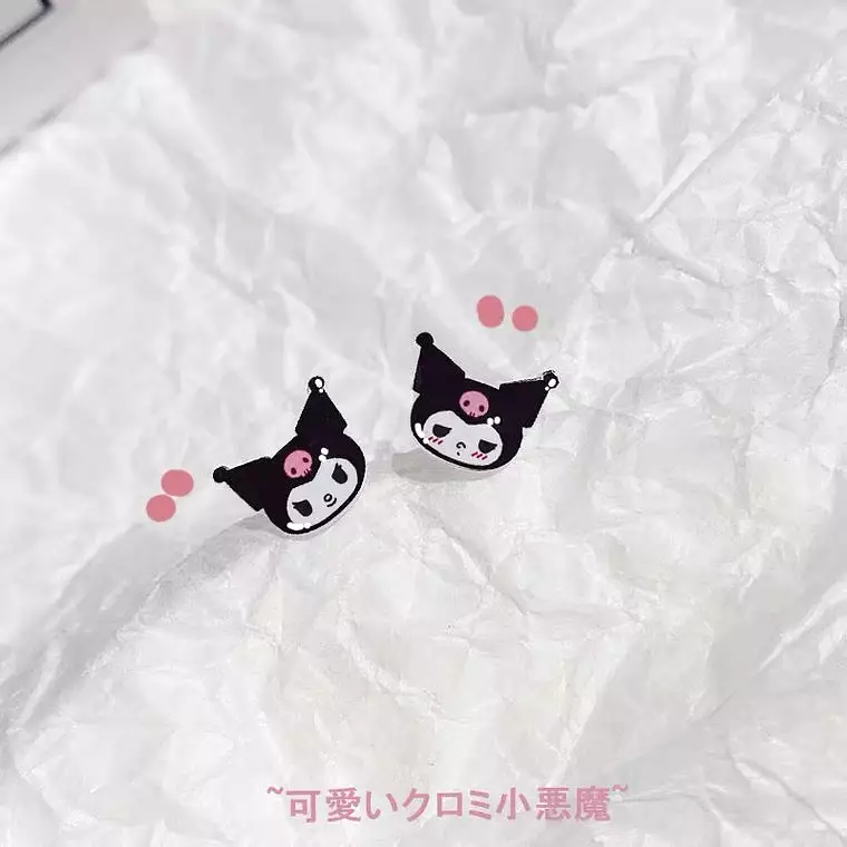 INS CUTE KUROMI EARRINGS BY90139