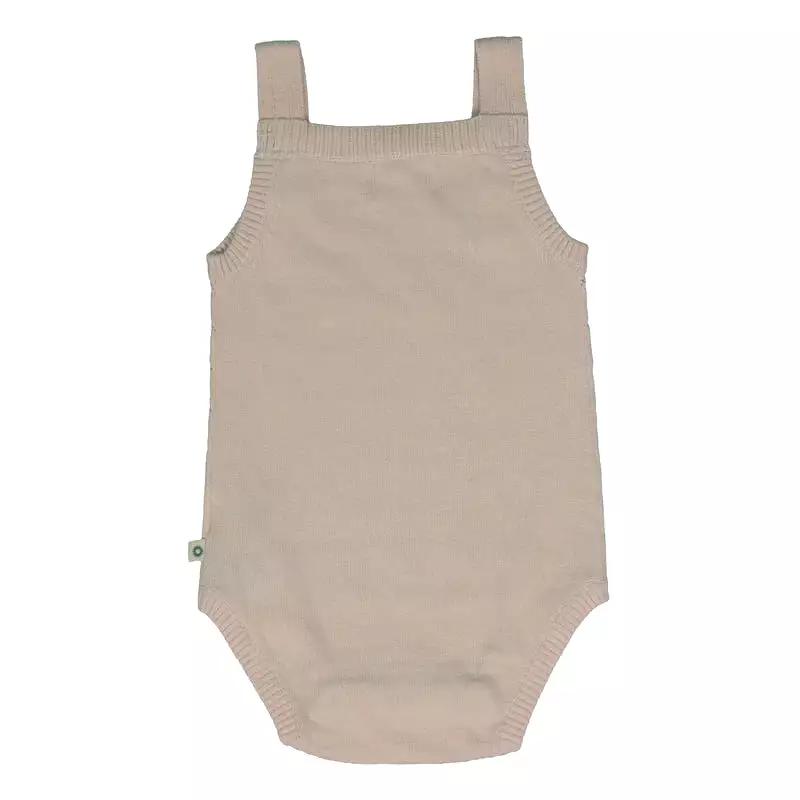 Jujo Baby Diamond Pointelle Onesie - Dark Sand