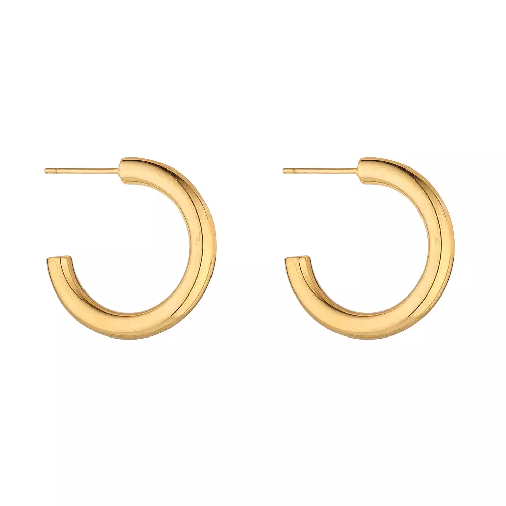 KNIGHT & DAY - Rosalee Gold Hoops