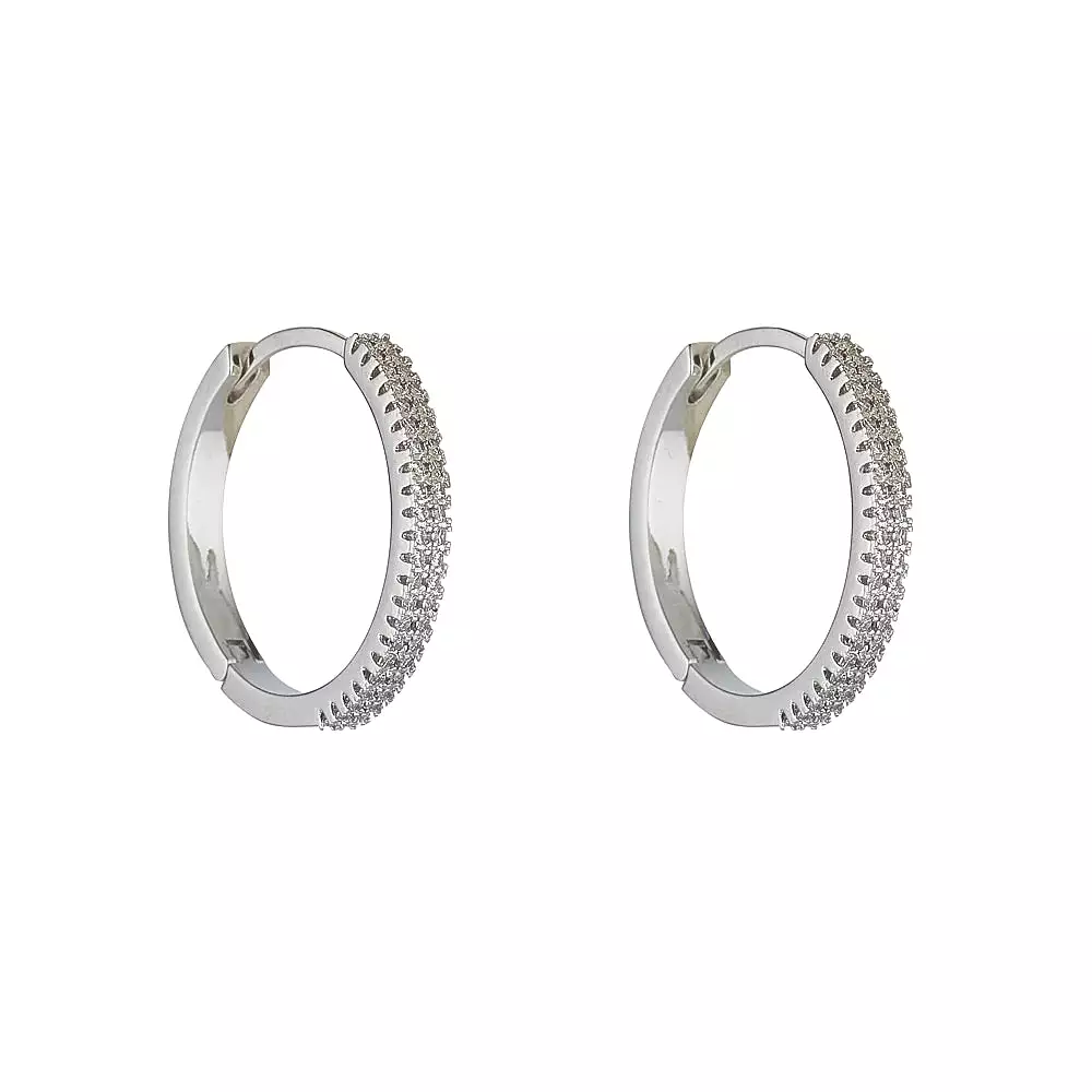 KNIGHT & DAY - Savannah Rhodium Earrings